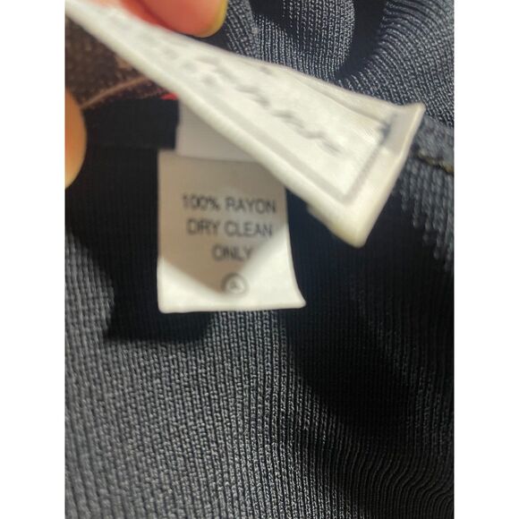 Brenda French for French Rags, heavy rayon knit top size M - Picture 8 of 14